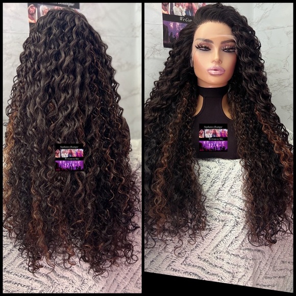 Human Hair Blended Lace Front Wig